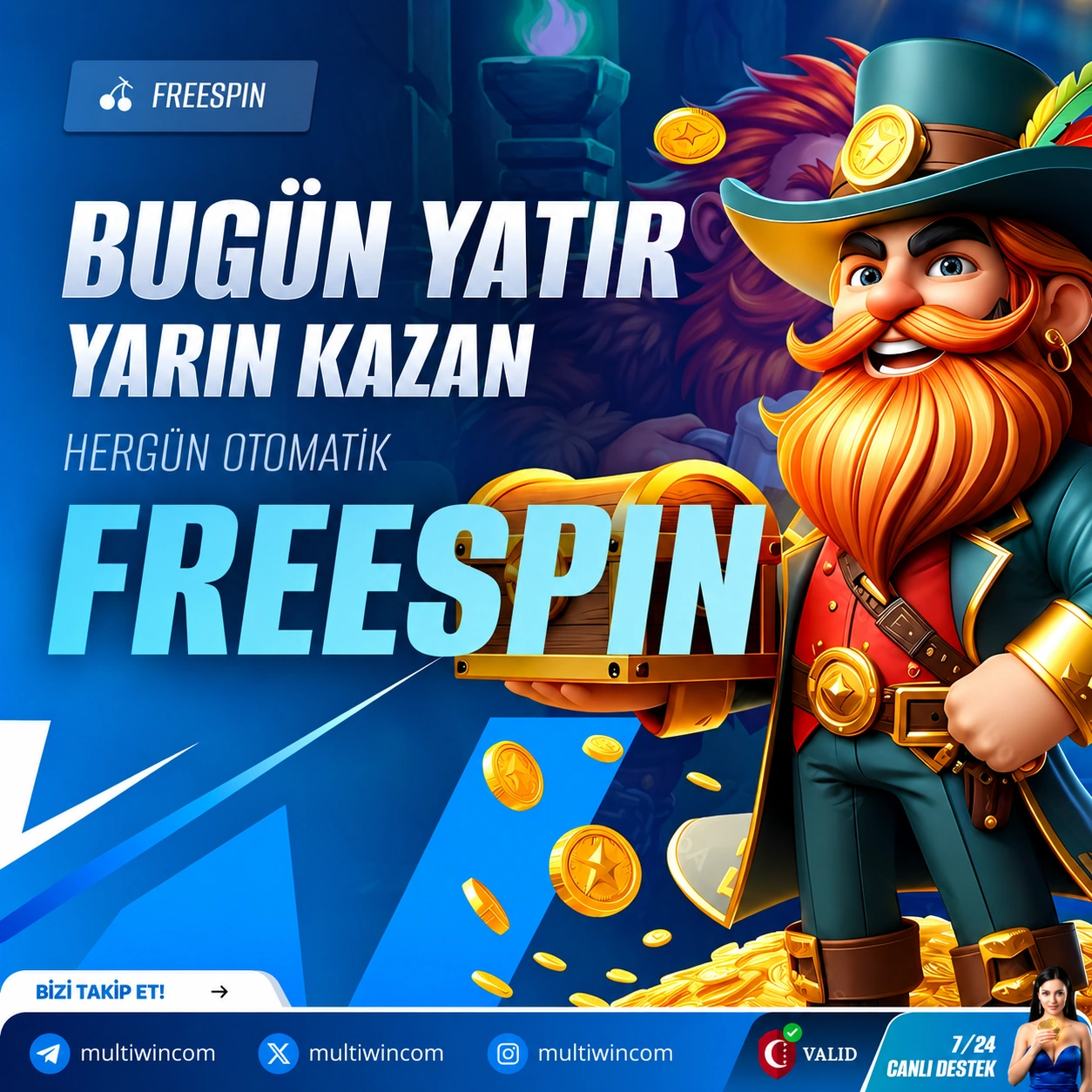MultiWin Otomatik Free Spin Fırsatı