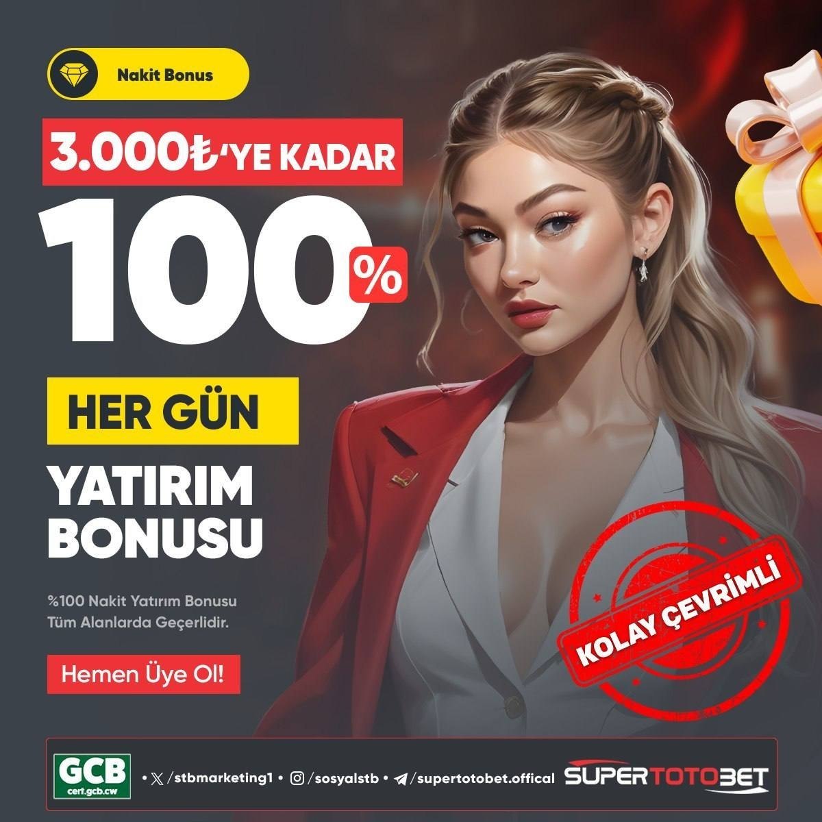 🎰3.000₺’ye kadar %100 Nakit Bonus🎰